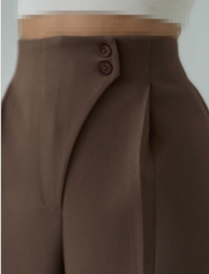 Slim-fit suorat housut