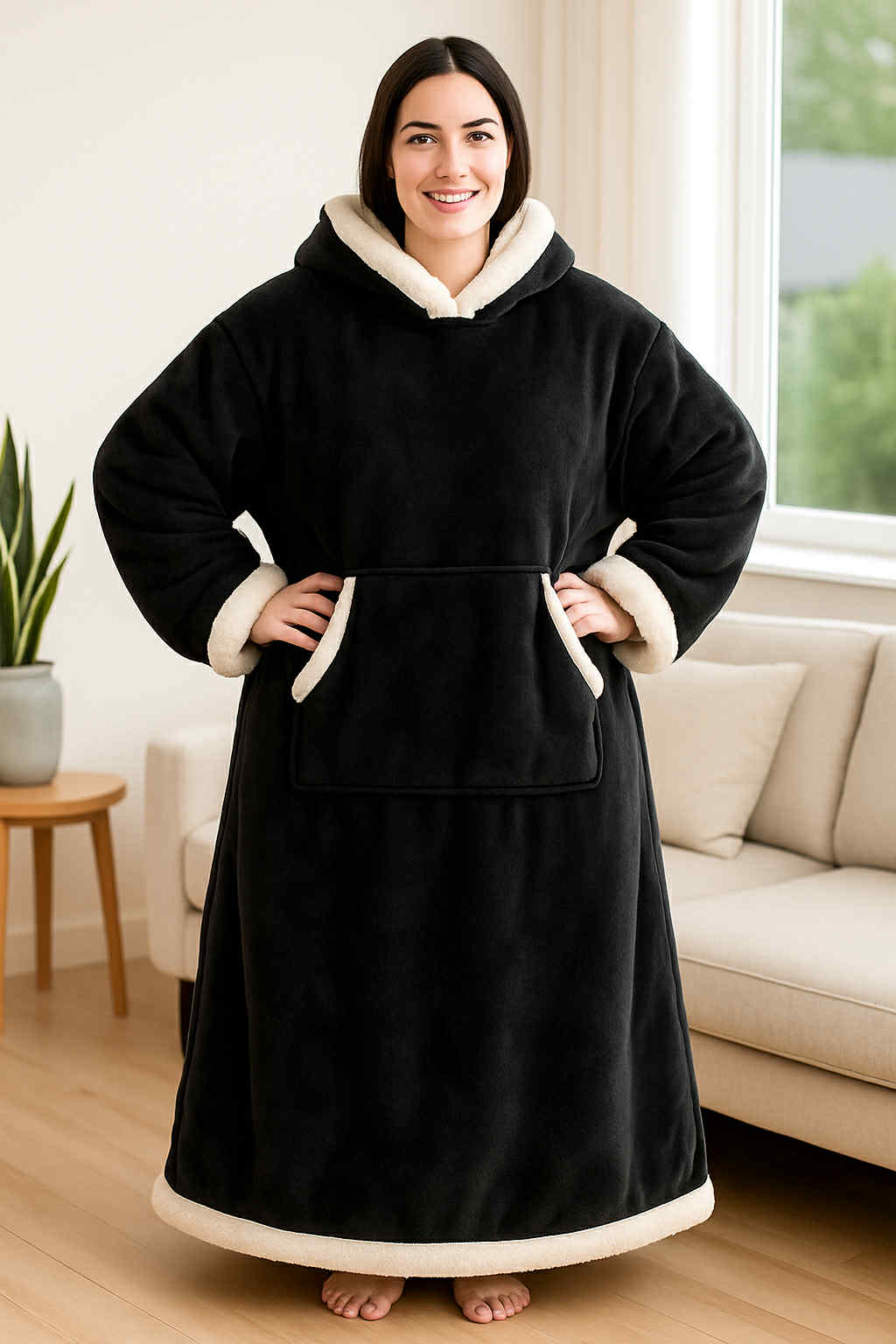 Lammas sametti kylmä TV-peitto