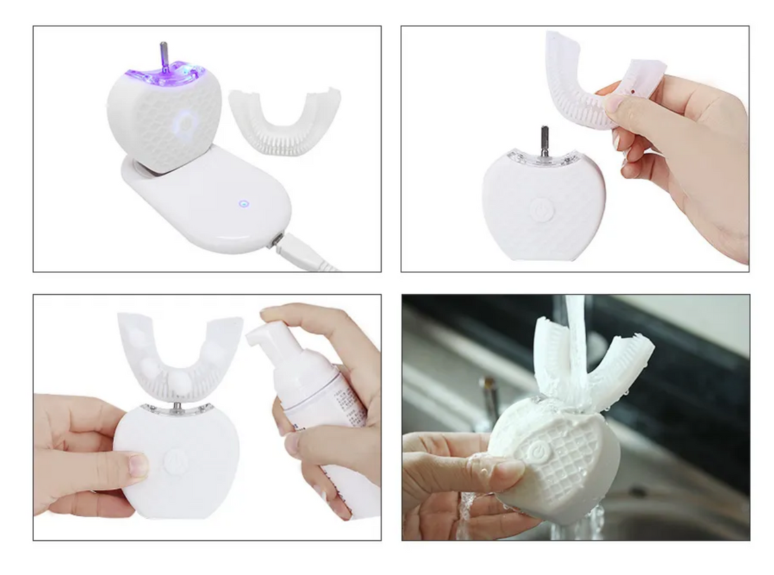 U-muotoinen sähköhammasharja