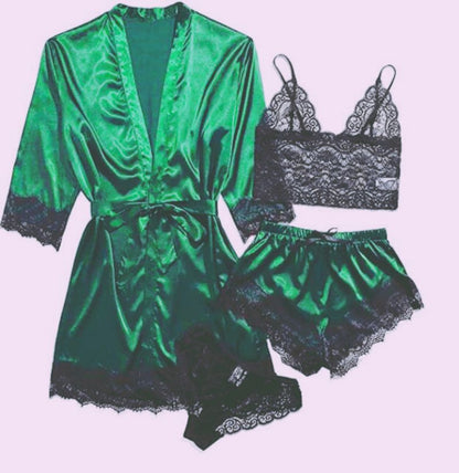 Yöpaidan ja yöhousujen setti