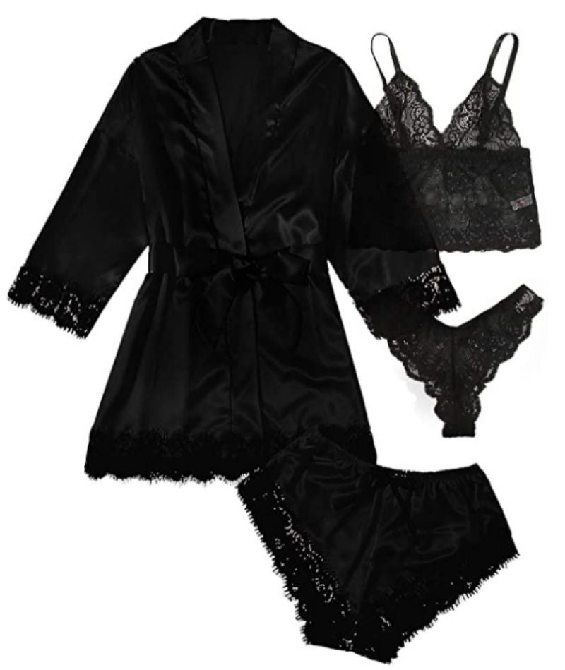 Yöpaidan ja yöhousujen setti