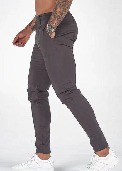 Miesten ulkoiluhousut, slim fit, suora malli