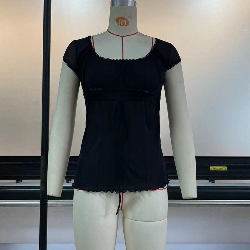 Verkkonauhainen paita