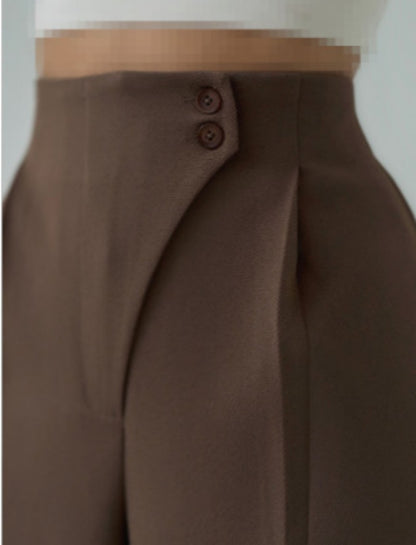 Slim-fit suorat housut