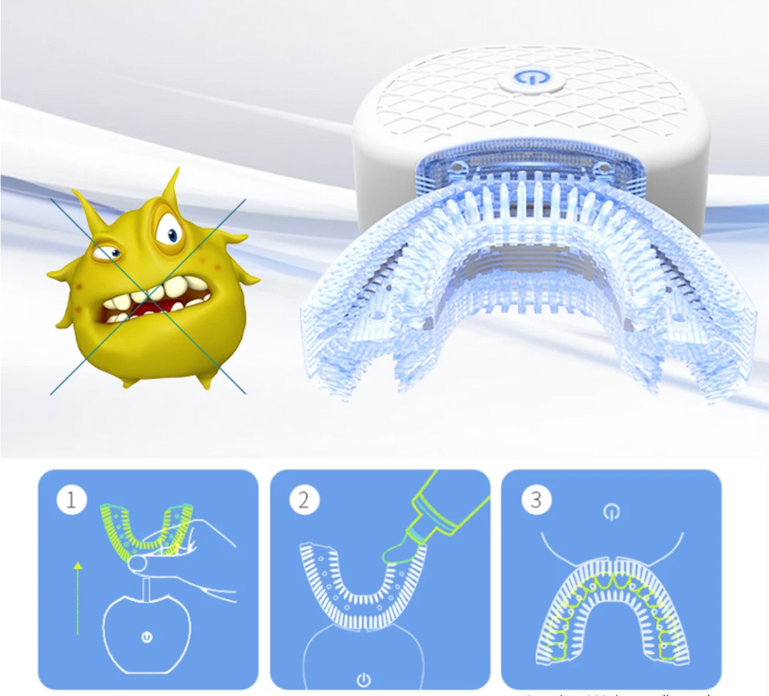 U-muotoinen sähköhammasharja
