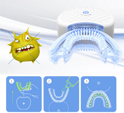 U-muotoinen sähköhammasharja